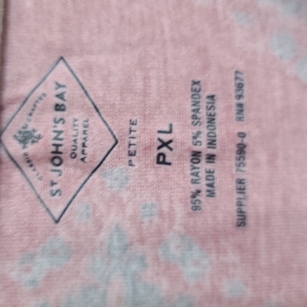 St. John's Bay Womens Casual Maxi Dress Sleeveless Comfy Size PXL EUC - Picture 4 of 7